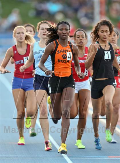 Thumbnail 2 in CIF State Track and Field (Girls 800m Run) photogallery.