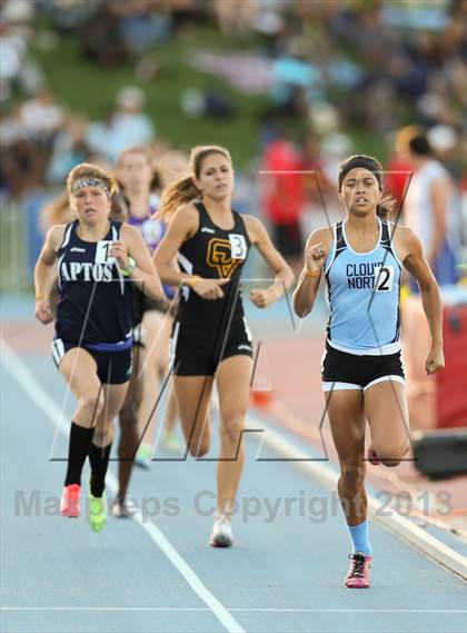 Thumbnail 1 in CIF State Track and Field (Girls 800m Run) photogallery.