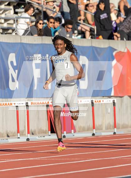 Thumbnail 3 in CIF State Championships (400m Finals) photogallery.