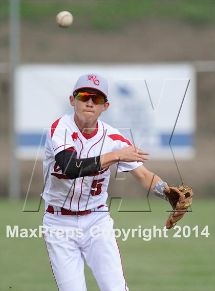Thumbnail 2 in Woodland Christian vs. Vacaville Christian photogallery.