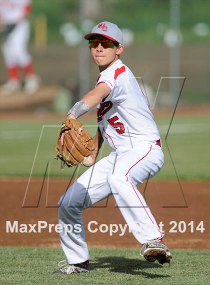 Thumbnail 1 in Woodland Christian vs. Vacaville Christian photogallery.