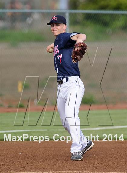 Thumbnail 2 in Woodland Christian vs. Vacaville Christian photogallery.
