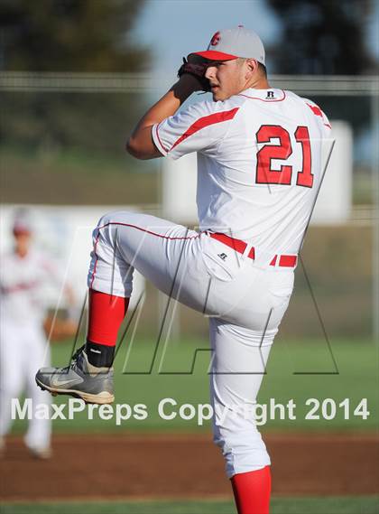 Thumbnail 2 in Woodland Christian vs. Vacaville Christian photogallery.