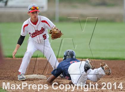 Thumbnail 3 in Woodland Christian vs. Vacaville Christian photogallery.