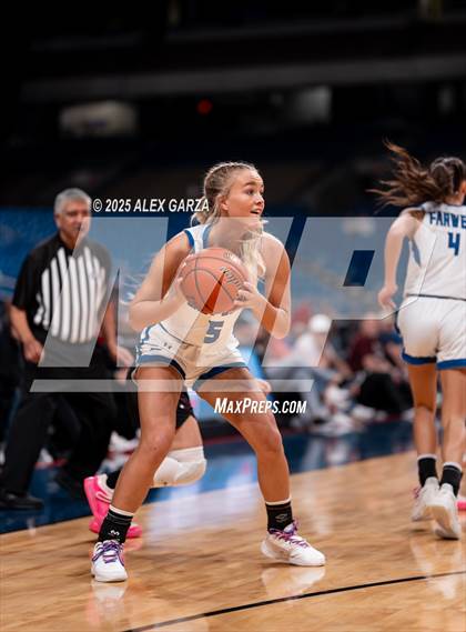 Thumbnail 3 in Farwell vs. Martins Mill (UIL 2A Basketball Division II Final) photogallery.