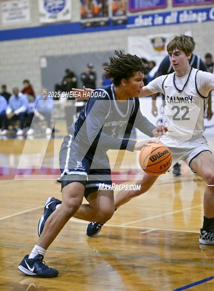 Thumbnail 2 in Calvary Christian vs Berkeley Prep. (SunBash Tourney) photogallery.