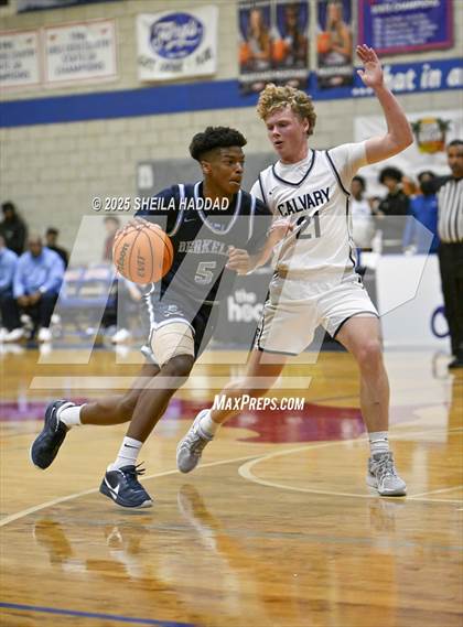 Thumbnail 1 in Calvary Christian vs Berkeley Prep. (SunBash Tourney) photogallery.