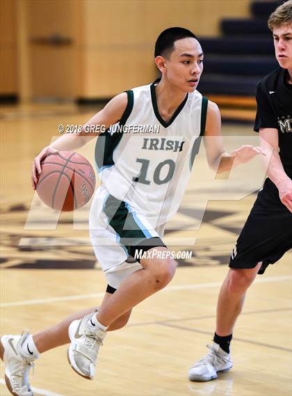 Thumbnail 1 in FR: Archbishop Mitty @ Sacred Heart Cathedral Prep (Freshman A Game) photogallery.