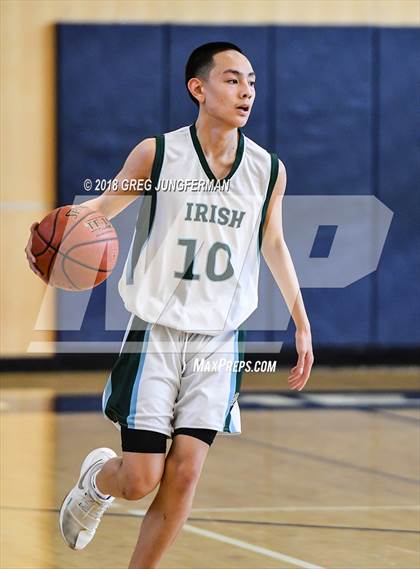 Thumbnail 2 in FR: Archbishop Mitty @ Sacred Heart Cathedral Prep (Freshman A Game) photogallery.