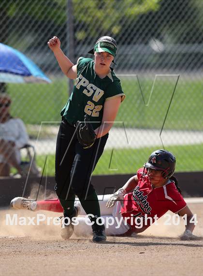 Thumbnail 3 in St. Patrick-St. Vincent vs. Antelope (Stephanie LeDoux Tournament) photogallery.