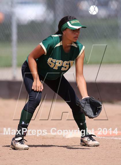 Thumbnail 2 in St. Patrick-St. Vincent vs. Antelope (Stephanie LeDoux Tournament) photogallery.