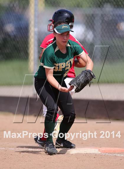 Thumbnail 2 in St. Patrick-St. Vincent vs. Antelope (Stephanie LeDoux Tournament) photogallery.
