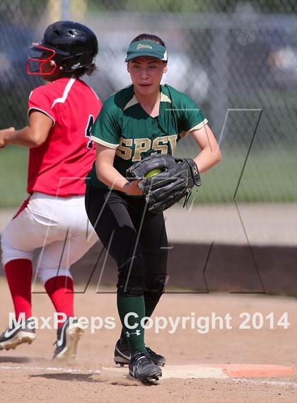 Thumbnail 3 in St. Patrick-St. Vincent vs. Antelope (Stephanie LeDoux Tournament) photogallery.