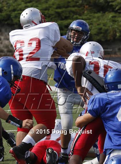Thumbnail 3 in Lima Senior vs Defiance (Scrimmage) photogallery.