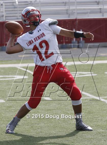 Thumbnail 3 in Lima Senior vs Defiance (Scrimmage) photogallery.