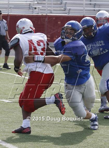 Thumbnail 2 in Lima Senior vs Defiance (Scrimmage) photogallery.
