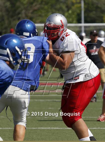 Thumbnail 1 in Lima Senior vs Defiance (Scrimmage) photogallery.