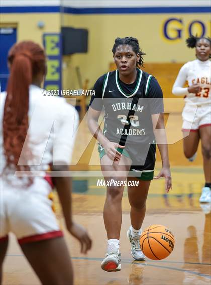 Thumbnail 3 in Durham Academy vs. Douglas Byrd (2023 Cumberland County Schools Holiday Classic Tournament) photogallery.