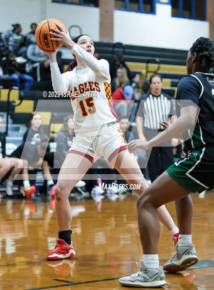 Thumbnail 2 in Durham Academy vs. Douglas Byrd (2023 Cumberland County Schools Holiday Classic Tournament) photogallery.