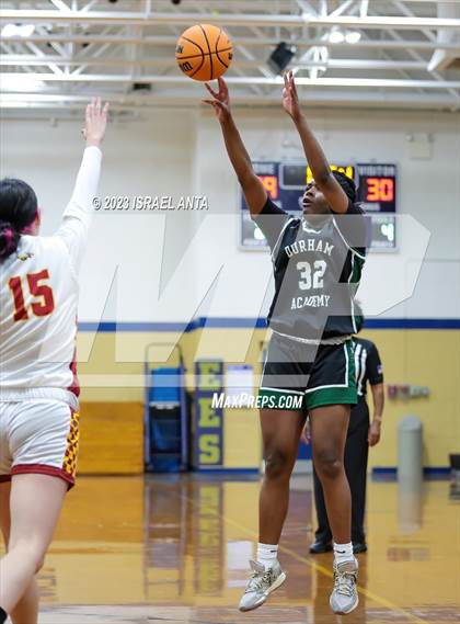 Thumbnail 3 in Durham Academy vs. Douglas Byrd (2023 Cumberland County Schools Holiday Classic Tournament) photogallery.