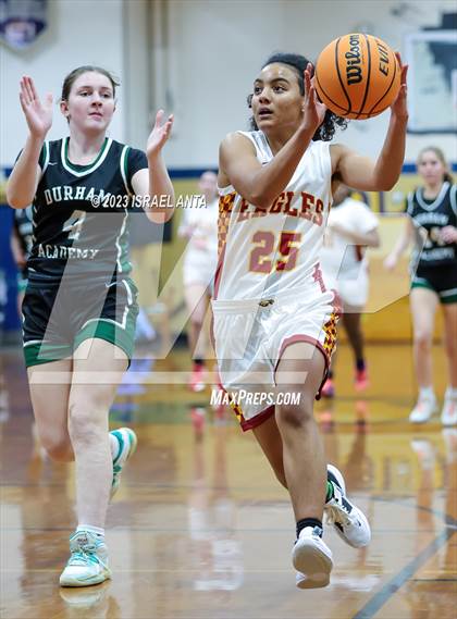 Thumbnail 3 in Durham Academy vs. Douglas Byrd (2023 Cumberland County Schools Holiday Classic Tournament) photogallery.
