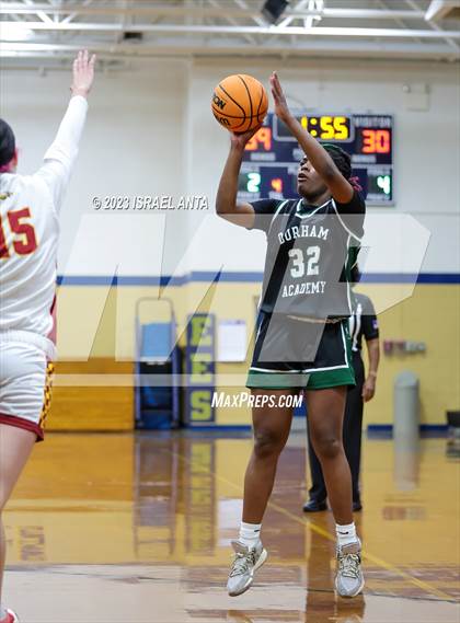 Thumbnail 1 in Durham Academy vs. Douglas Byrd (2023 Cumberland County Schools Holiday Classic Tournament) photogallery.
