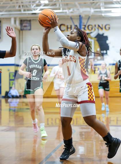 Thumbnail 3 in Durham Academy vs. Douglas Byrd (2023 Cumberland County Schools Holiday Classic Tournament) photogallery.