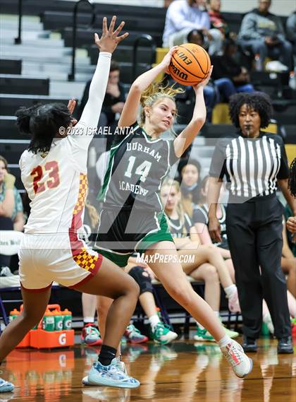 Thumbnail 2 in Durham Academy vs. Douglas Byrd (2023 Cumberland County Schools Holiday Classic Tournament) photogallery.