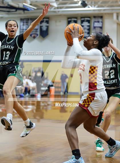 Thumbnail 1 in Durham Academy vs. Douglas Byrd (2023 Cumberland County Schools Holiday Classic Tournament) photogallery.
