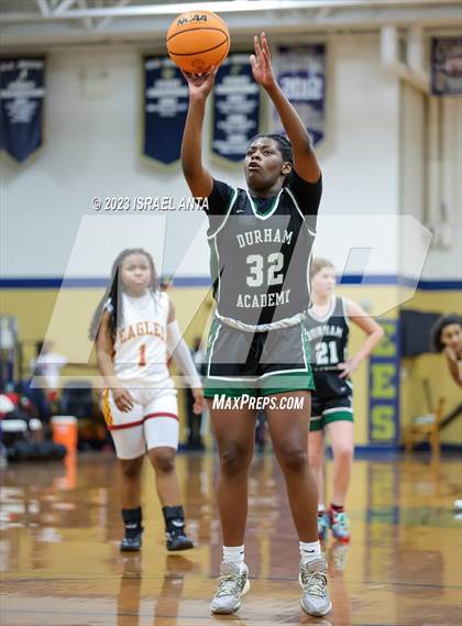Thumbnail 2 in Durham Academy vs. Douglas Byrd (2023 Cumberland County Schools Holiday Classic Tournament) photogallery.