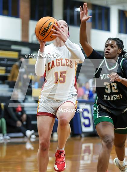 Thumbnail 3 in Durham Academy vs. Douglas Byrd (2023 Cumberland County Schools Holiday Classic Tournament) photogallery.