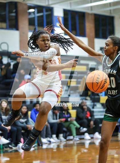 Thumbnail 3 in Durham Academy vs. Douglas Byrd (2023 Cumberland County Schools Holiday Classic Tournament) photogallery.
