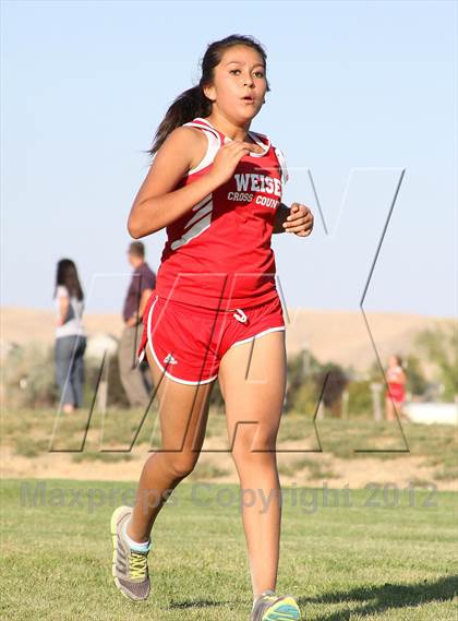 Thumbnail 1 in SRV Girls Cross Country @ Payette photogallery.
