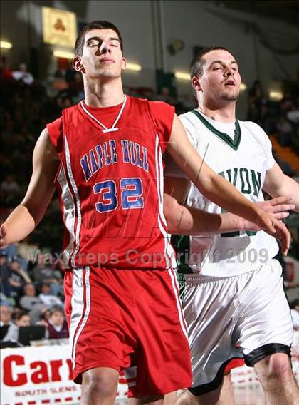 Thumbnail 3 in Maple Hill vs Avon (NYSPHSAA C Final) photogallery.
