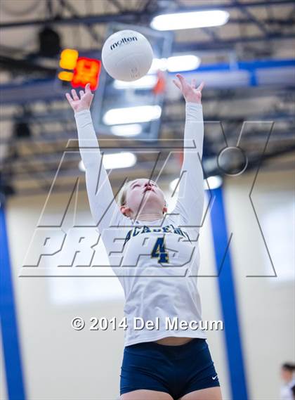 Thumbnail 1 in Academy of the Holy Names vs. Westminster Christian (Berkeley Premier) photogallery.