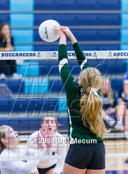 Thumbnail 3 in Academy of the Holy Names vs. Westminster Christian (Berkeley Premier) photogallery.