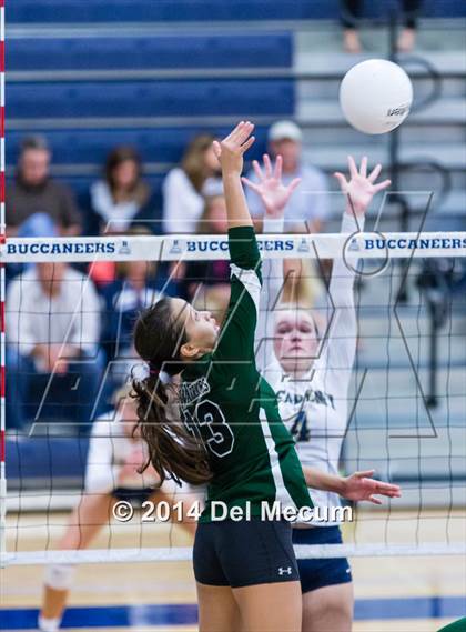 Thumbnail 1 in Academy of the Holy Names vs. Westminster Christian (Berkeley Premier) photogallery.