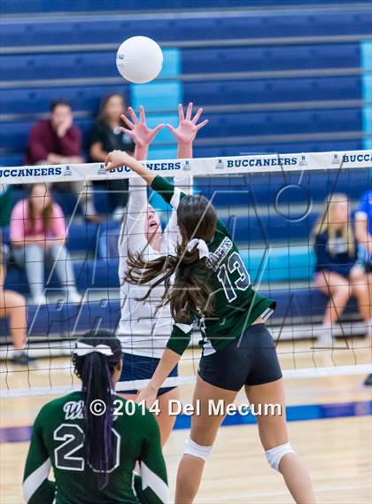 Thumbnail 3 in Academy of the Holy Names vs. Westminster Christian (Berkeley Premier) photogallery.