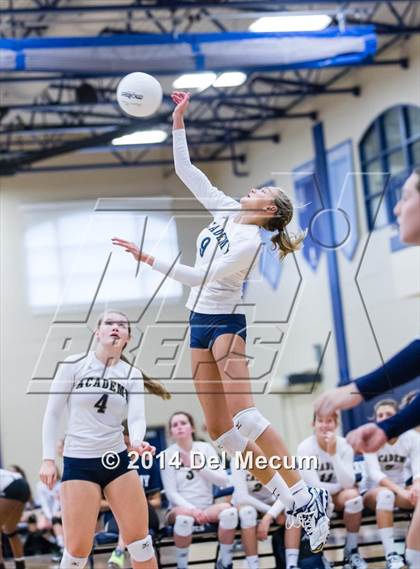 Thumbnail 1 in Academy of the Holy Names vs. Westminster Christian (Berkeley Premier) photogallery.