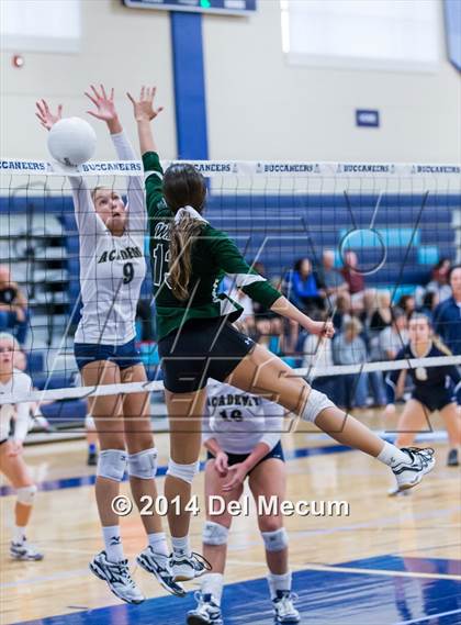Thumbnail 2 in Academy of the Holy Names vs. Westminster Christian (Berkeley Premier) photogallery.