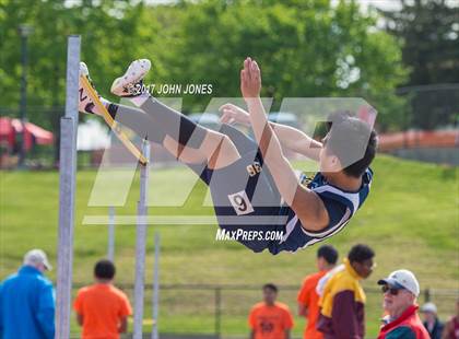 Thumbnail 3 in 50th Annual Loucks Games (Outdoor Pentathlon #2 Men's High Jump) photogallery.