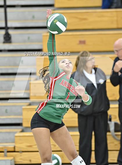 Thumbnail 1 in Greenfield-Central vs. Anderson (IHSAA 4A Section 9 First Round) photogallery.