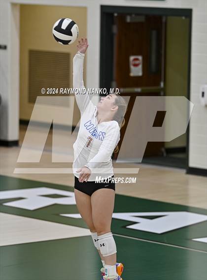Thumbnail 3 in Greenfield-Central vs. Anderson (IHSAA 4A Section 9 First Round) photogallery.