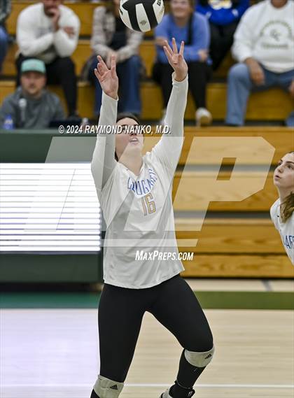 Thumbnail 3 in Greenfield-Central vs. Anderson (IHSAA 4A Section 9 First Round) photogallery.