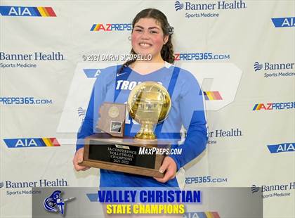 Thumbnail 1 in Valley Christian vs Snowflake (AIA 3A Final - Awards) photogallery.