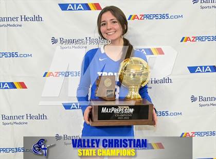 Thumbnail 1 in Valley Christian vs Snowflake (AIA 3A Final - Awards) photogallery.