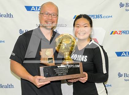 Thumbnail 2 in Valley Christian vs Snowflake (AIA 3A Final - Awards) photogallery.