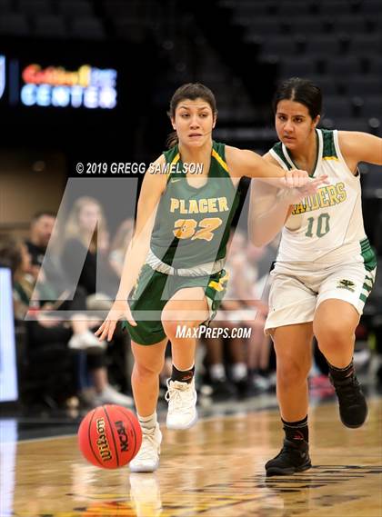 Thumbnail 2 in Rio Americano vs. Placer @ Golden 1 Center photogallery.