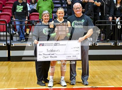 Thumbnail 1 in Yorktown vs. Carroll (IHSAA 4A State Final)   photogallery.