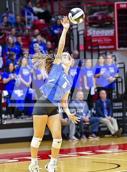 Thumbnail 3 in Yorktown vs. Carroll (IHSAA 4A State Final)   photogallery.